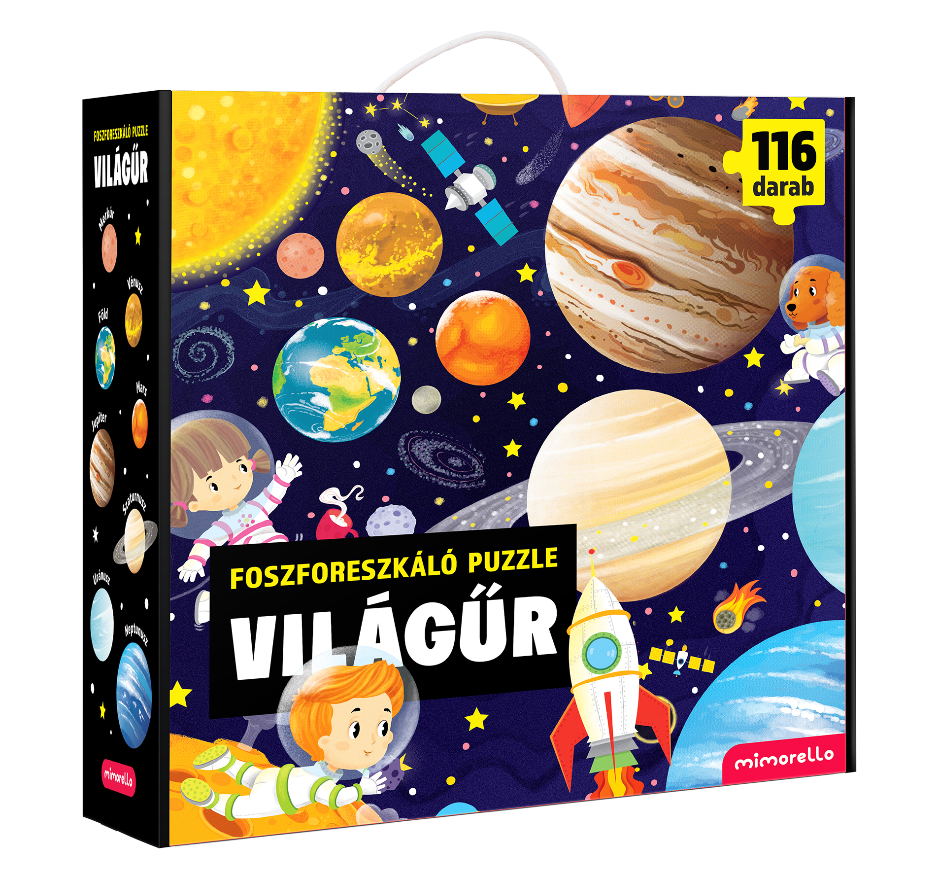 Világűr – Foszforeszkáló puzzle