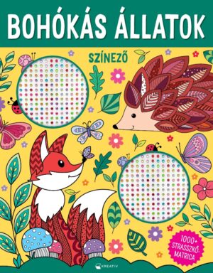 Bohókás állatok – 1000+ strasszkőmatrica