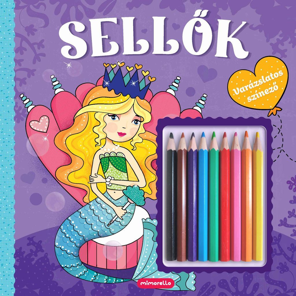 Sellők - varázslatos színező