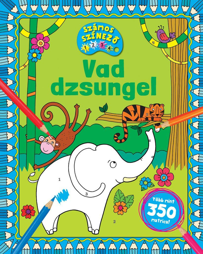 Vad dzsungel – számos kifestő