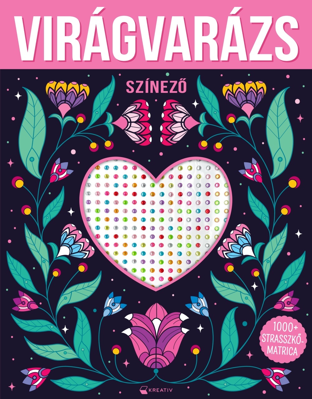 Virágvarázs – 1000+ strasszkőmatrica